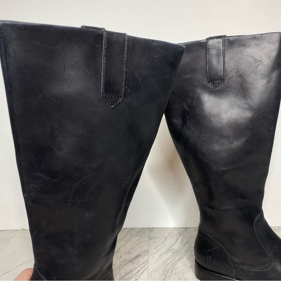 Born Shaunie Black Leather Riding Boot 6M - Picture 10 of 14